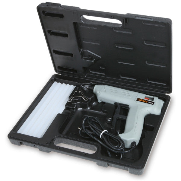 Hot Glue Gun With 12 Thermofusible Glue Sticks In Case