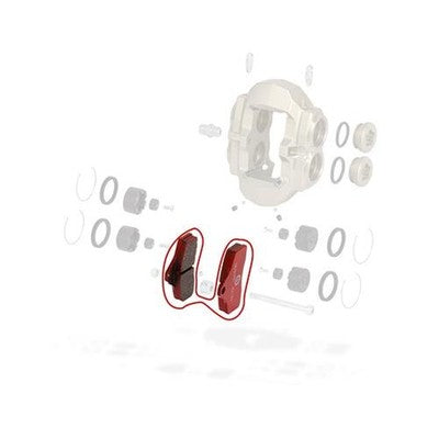 TonyKart OTK Front KZ BSS 950 Chassis Brake Pads