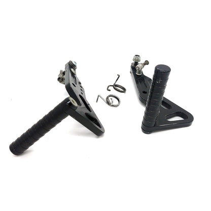 Pedal Kit Black 200mm Big Kart Senior Junior