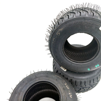 Komet K1D-W Cadet Tyres 10x4.00-5 / 11x5.00-5 (1 x Rear / 2 x Front)