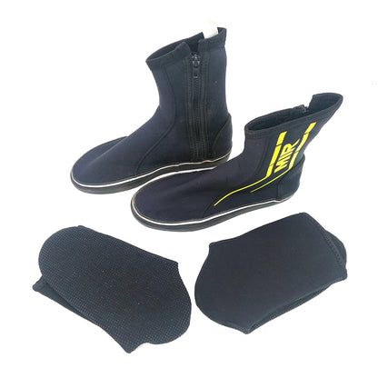 MIR Waterproof Gripped Race Boots & Socks 45-46 XL Black/Yellow