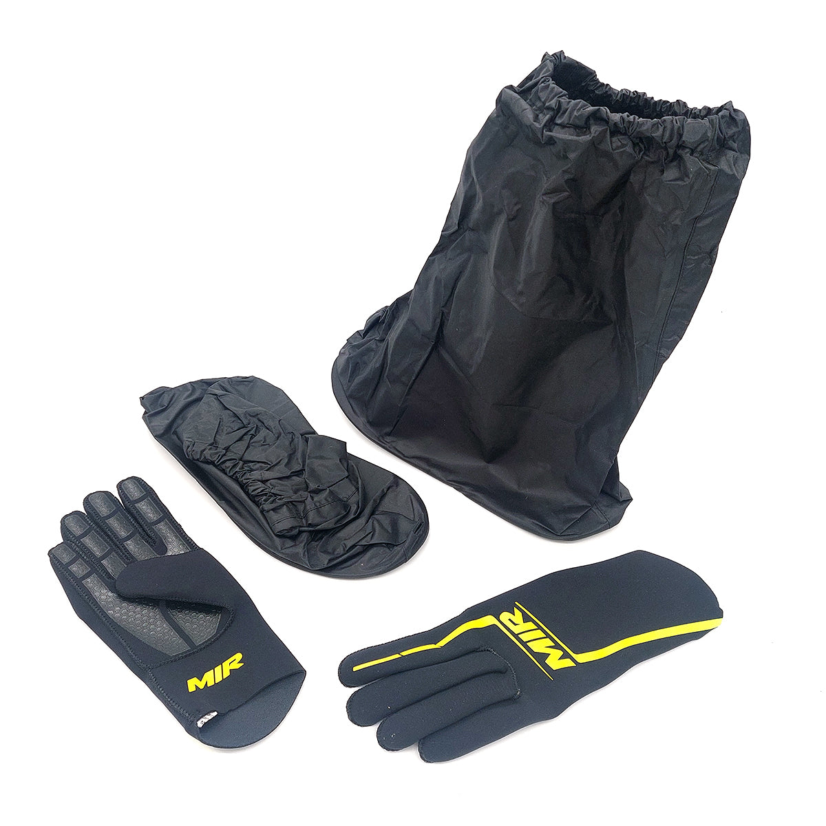 MIR Gloves & Waterproof Overboots Pair XL/XXL