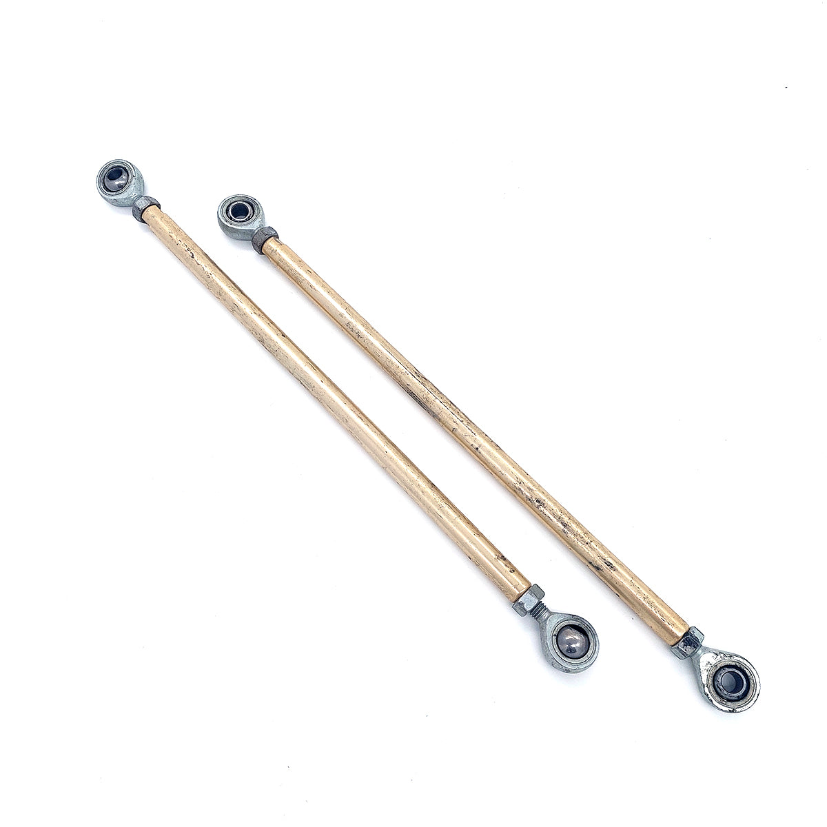 OTK 265mm Track Rods Gold With Rose Joints M8