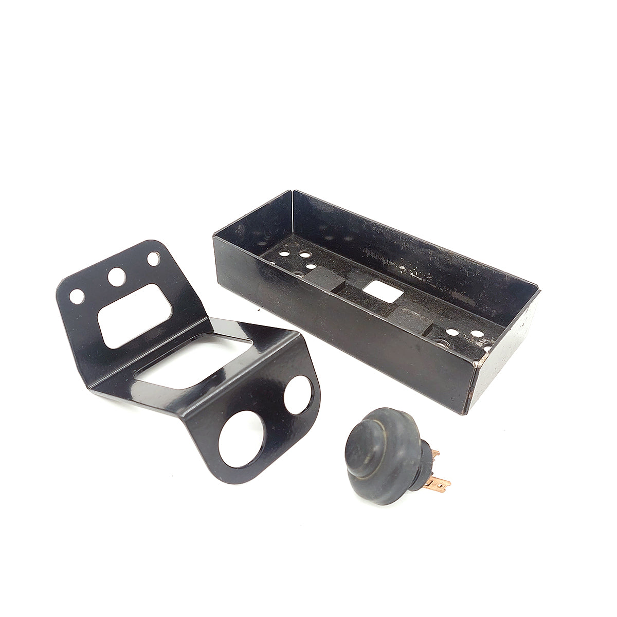Iame X30 Battery Cradle Support & Starter Button Assembly
