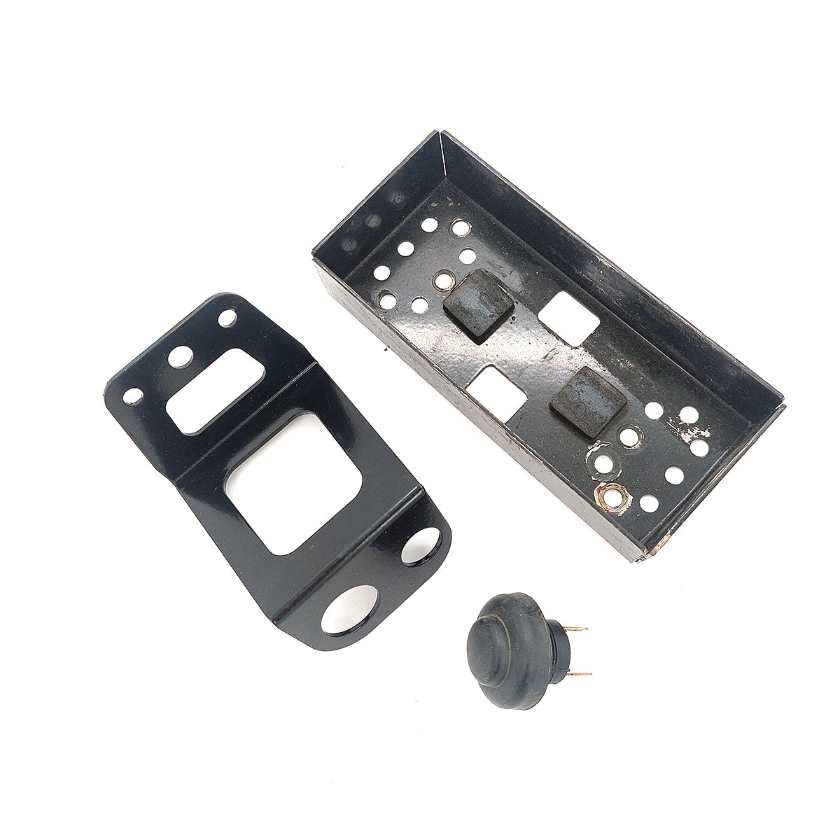 Iame X30 Battery Cradle Support & Starter Button Assembly