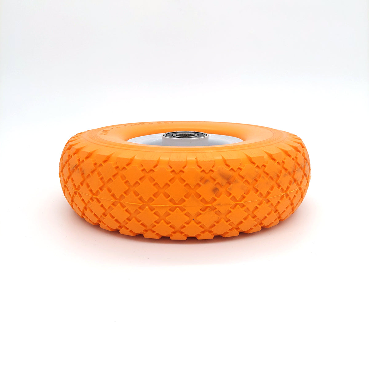 10" Trolley Wheel Orange 3.00-4 (260 x 85) - 20mm Bore