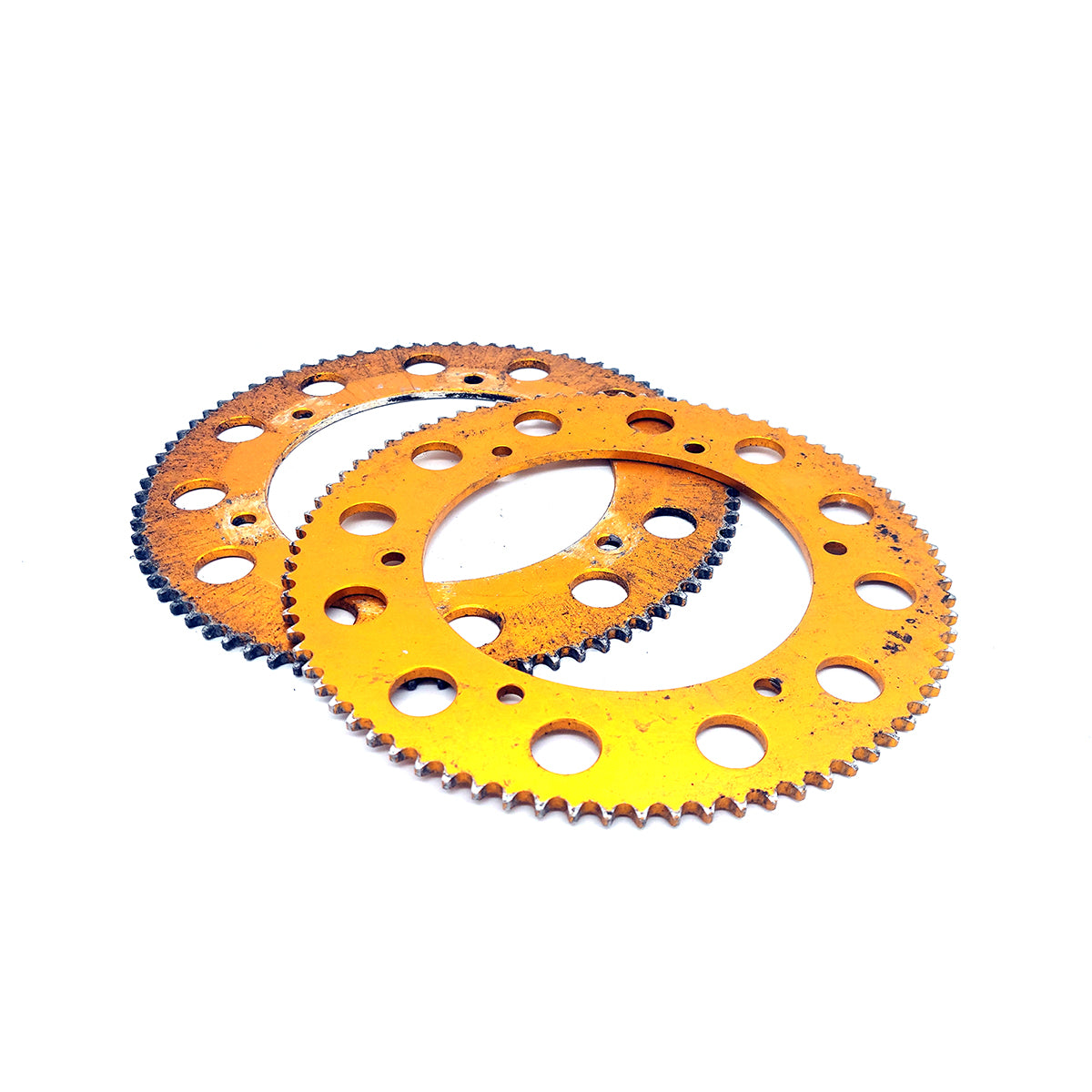 Rear sprocket gold 219 78/79T pair