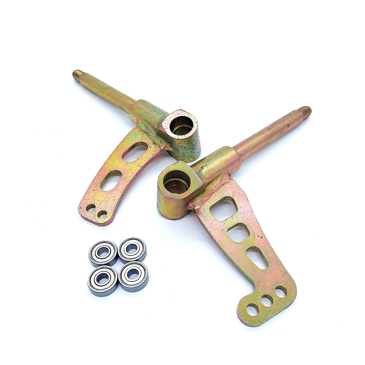 8mm Odd stub axle pair LH/RH 608z Bearings