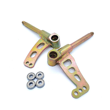 8mm Odd stub axle pair LH/RH 608z Bearings