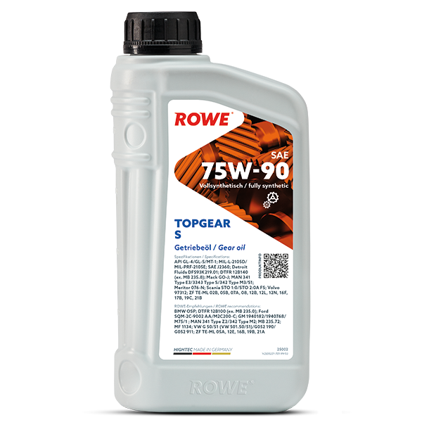 ROWE SAE 75W-90 Fully Synthetic Gear Oil 1L