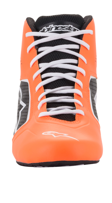 Alpinestars Tech-1 K Start Shoes 2020 Black / Orange Fluo UK 3 / US 4.5