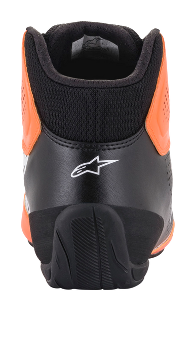 Alpinestars Tech-1 K Start Shoes 2020 Black / Orange Fluo UK 3 / US 4.5