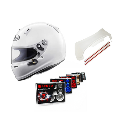 Arai SK-6 Helmet with Extra Visor, Senzo Fitting Kit & Rear Spoiler