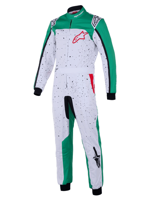 Alpinestars KMX-9 V3 S Suit Graphic 6 White/Green/Red Youth/Child/Kids