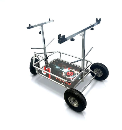 Senzo Chrome 3 Wheel Kart Trolley (New 2026 Design!)