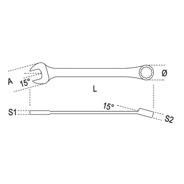 Beta Tools AF Professional Combination Spanner