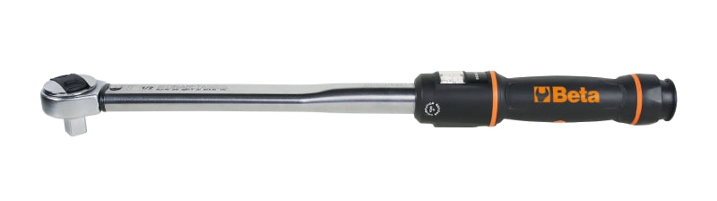 Beta 1/4 Torque wrench with click mechanism with switchable ratchet 5 - 25 Nm