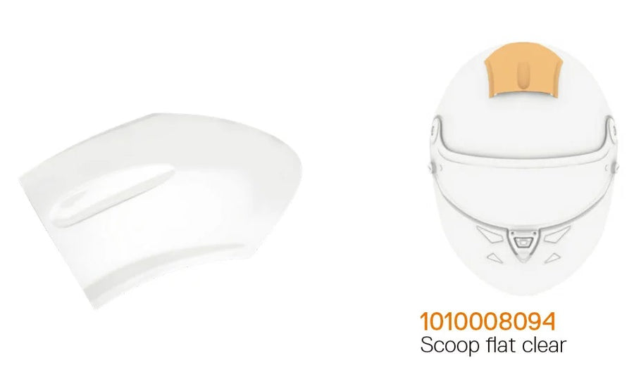 Schuberth 1010008094 Scoop Flat Clear