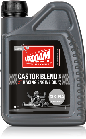 Vrooam Lubricants 2T Racing Engine Oil 1L CIK HOMOLOGATED