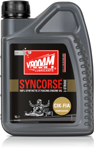 Vrooam Lubricants 2T Racing Engine Oil 1L CIK HOMOLOGATED