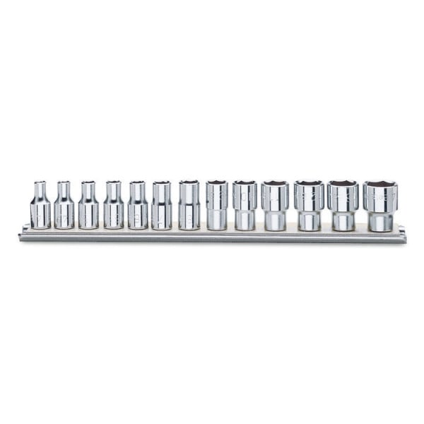 Beta Tools 13pc Socket Set 1/4 Drive