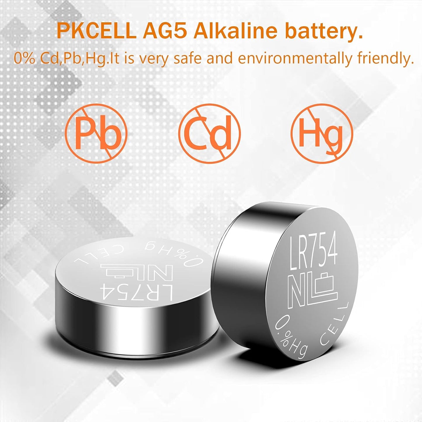 AG5 Button Cell Battery (LR754 / LR48)