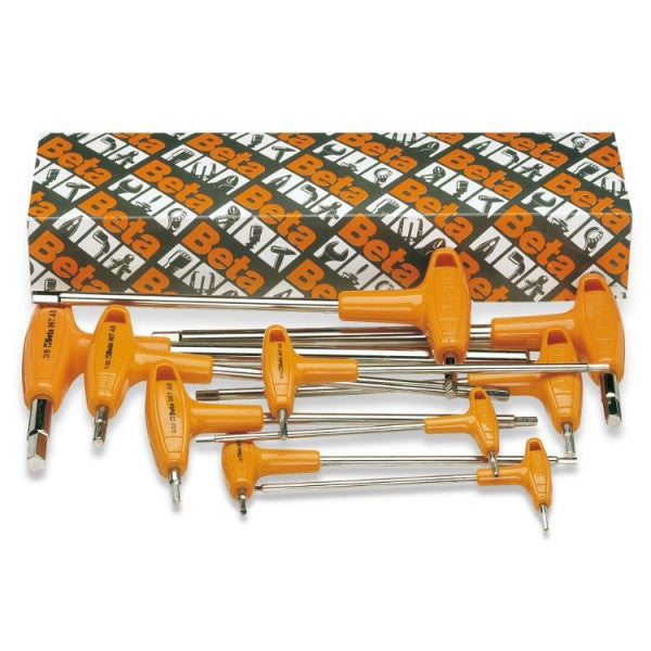 Beta Tools Orange Handled Imperial 8 Piece T-Bar