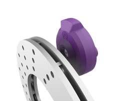 Wireless brake disc temperature