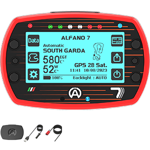 Alfano Red Unit 2026 - with Protective Cover, USB Charging Cable, RPM Cable
