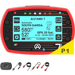 ALFANO7 A1080 RED 2T, Protective Cover, USB Charging Cable, RPM Cable, NTC Water Sensor, NTC Extension Cable