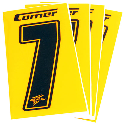 BKC Bambino Race Numbers All Sizes & Colours Karting