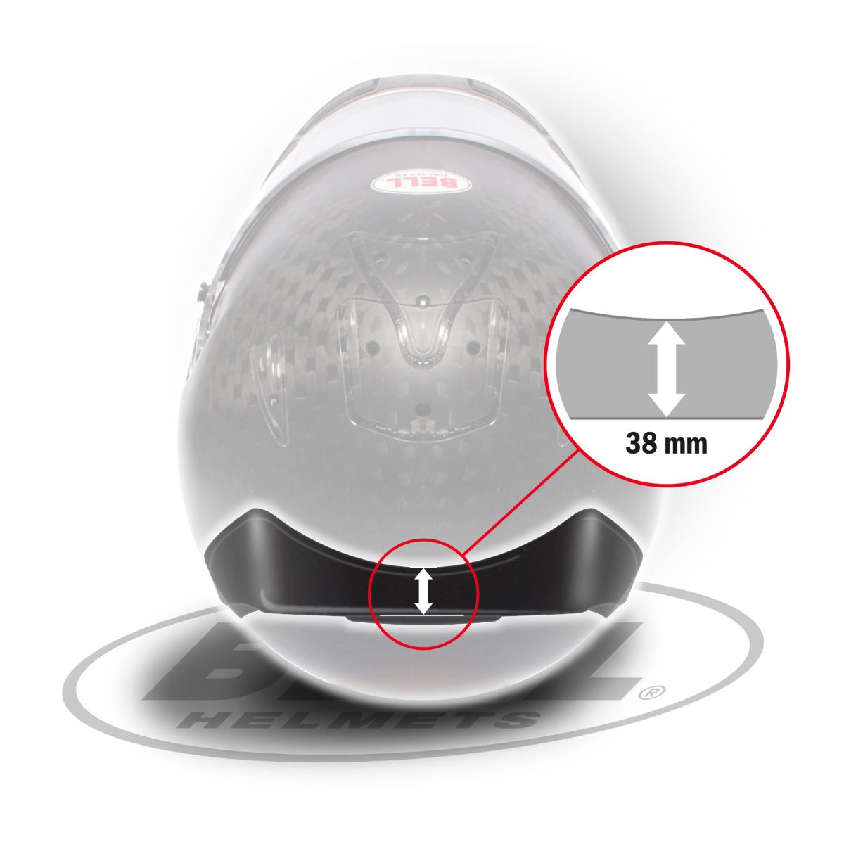 Bell Rear Spoiler Clear HP7/RS7/HP5/GT5 V15 F1 20500