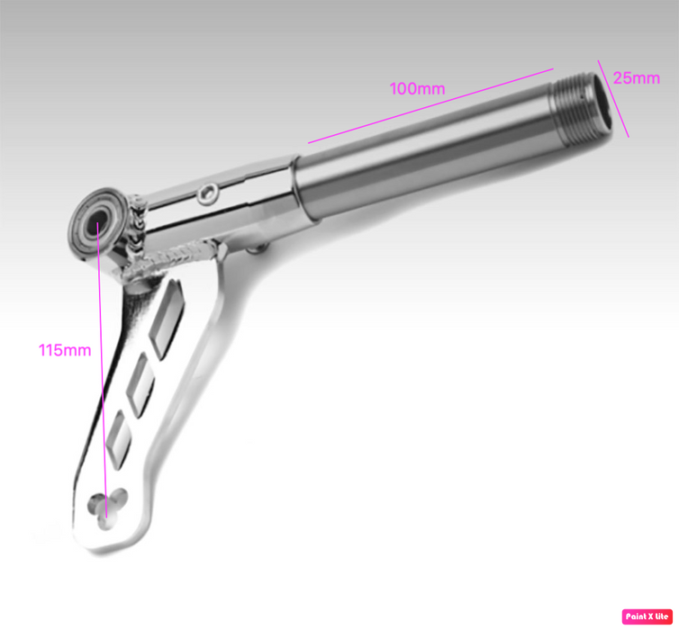 Compkart R/H KZ Stub Axle Spindle Assembly