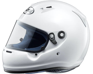 Arai White CK-6 CMR Child/Junior Race Helmet FIA/SNELL
