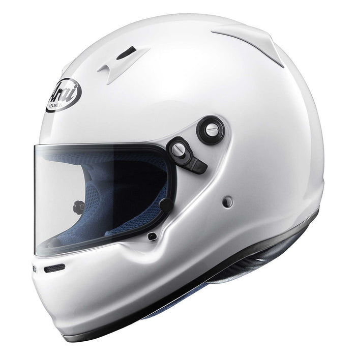 Arai White CK-6 CMR Child/Junior Race Helmet FIA/SNELL