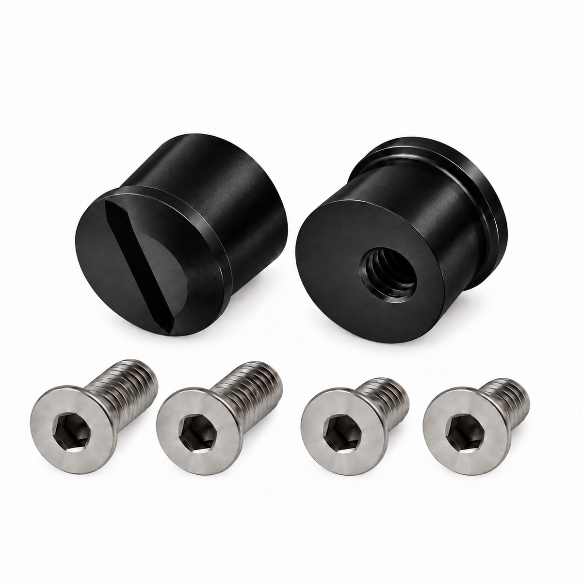 Universal Tear Off Post Kit and Screws Anodized Aluminium fits Arai and Bell