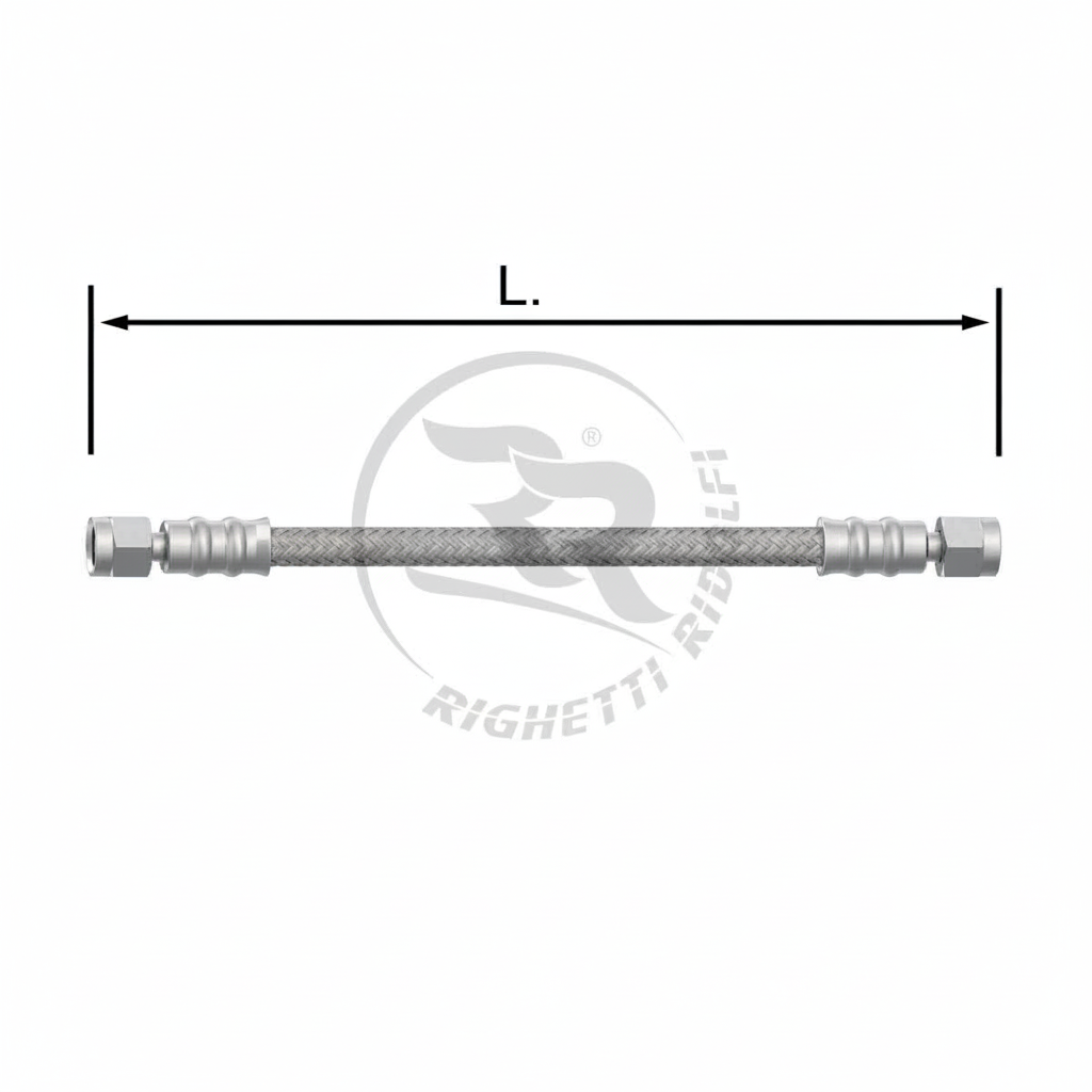 Stainless Steel Pipe 8mm Transparent/Black
