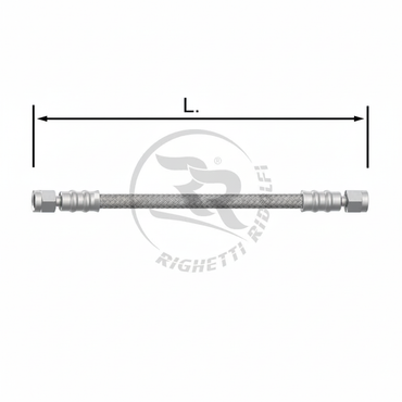 Stainless Steel Pipe 8mm Transparent/Black