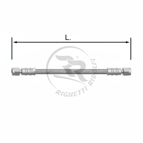 Stainless Steel Pipe 8mm Transparent/Black