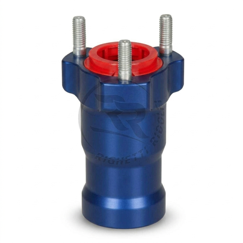 Front Hub 25mm L.95mm Long Blue
