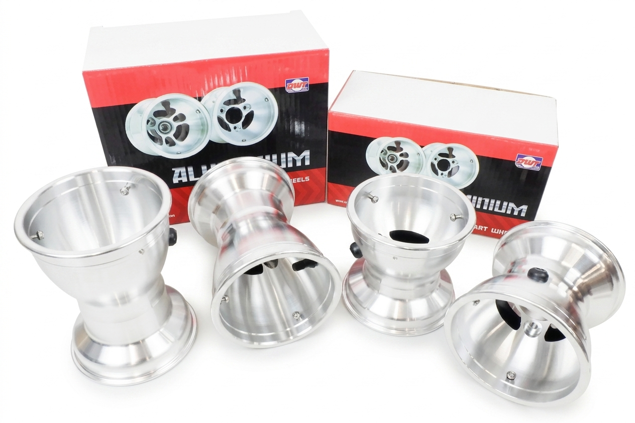 Douglas Litecast Kart Aluminum Wheel Set 120/180mm (Wet Set)