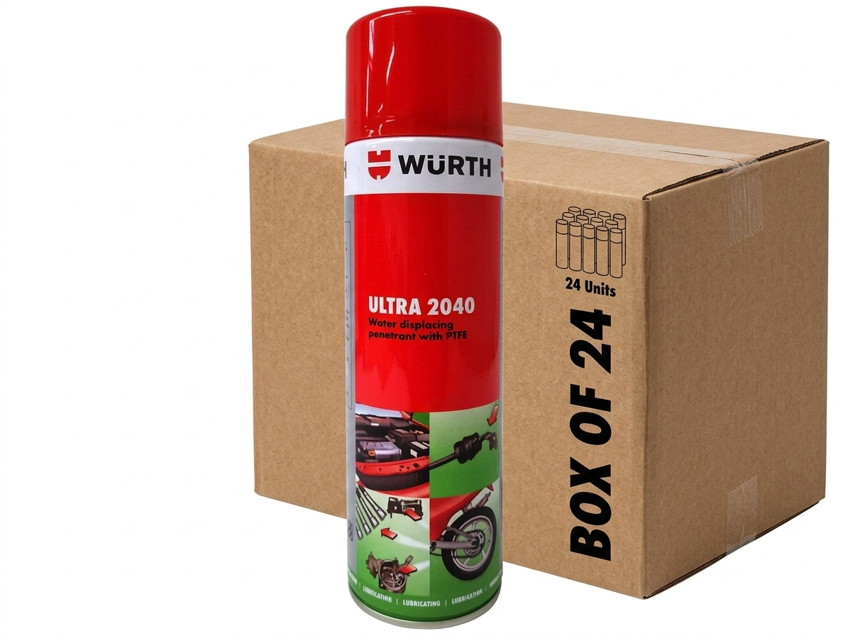 Wurth Multi-Purpose Lubricant Ultra 2040 PTFE 500ml Spray Can (Box of 24)