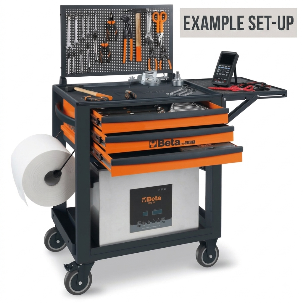Beta Workshop Service Tool Trolley With 3-Drawers