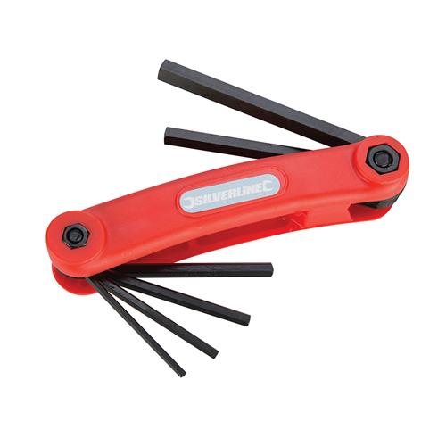 Silverline Hex Key Metric Tool 7pce