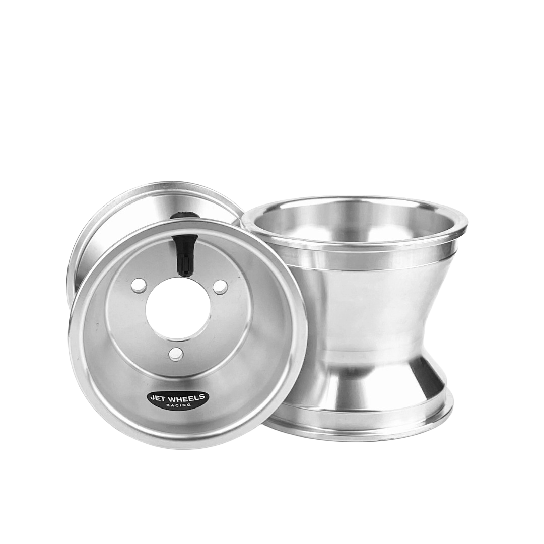 130mm Silver Jet Wheel Pair