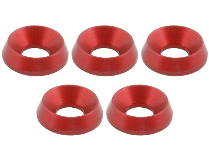 Aluminum CSK Washer Pack of 5 All Colours