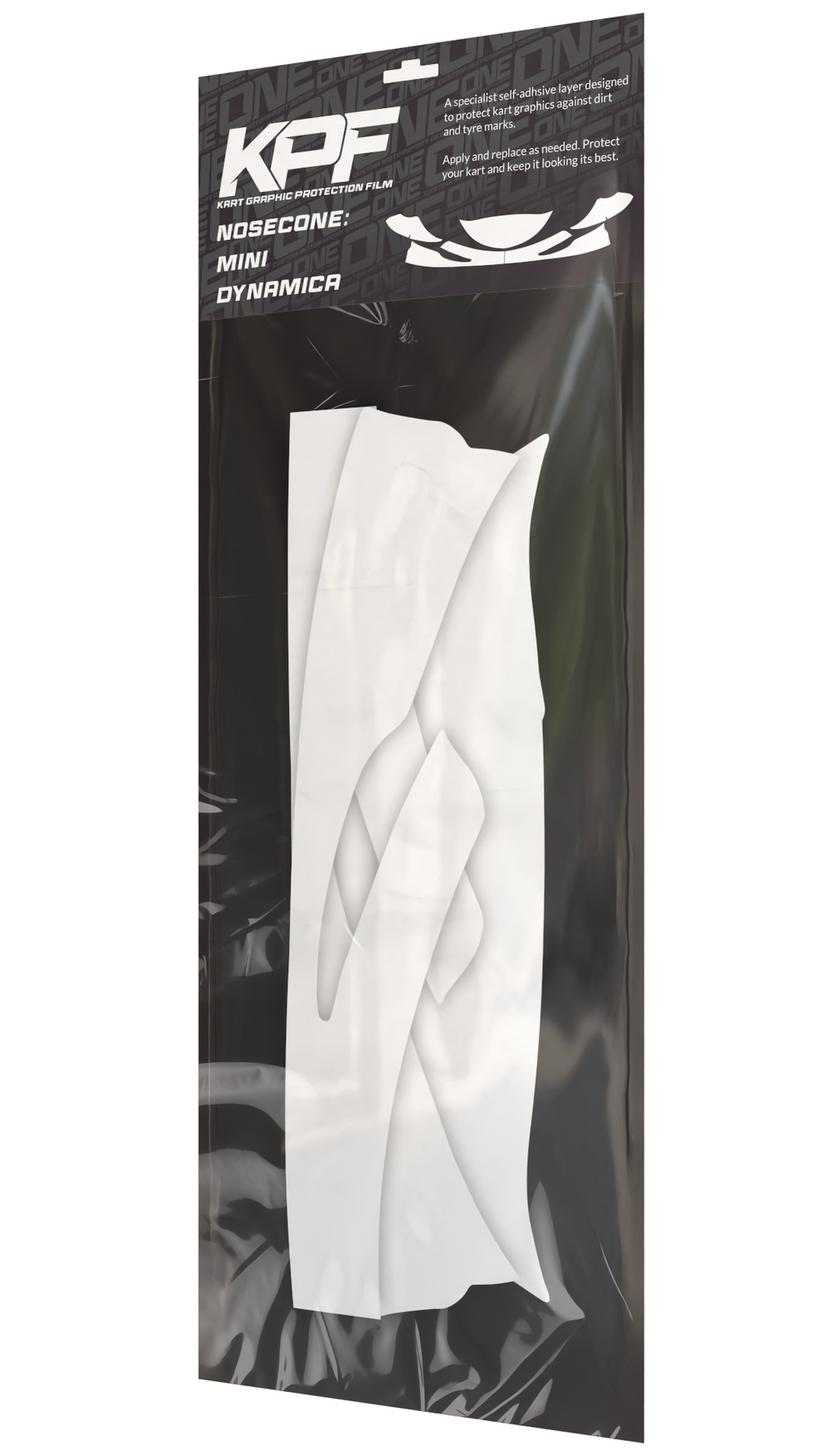 KPF - Kart Graphic Protection Film -Nosecone- Mini Dynamica (Cadet) Nosecone