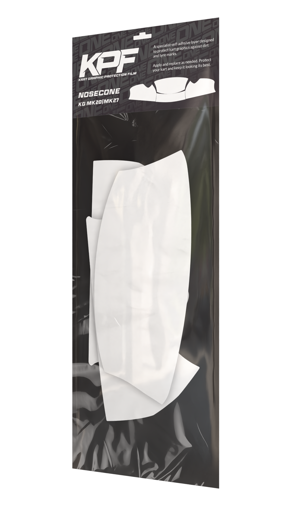 KPF - Kart Graphic Protection Film -Nosecone- MK20/MK27 Sidepods