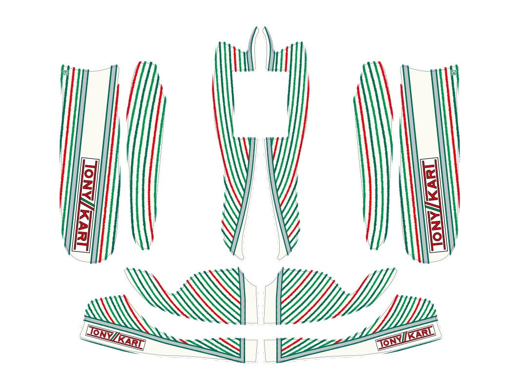 OTK Tonykart M8 Sticker Kit - 0307.Bet