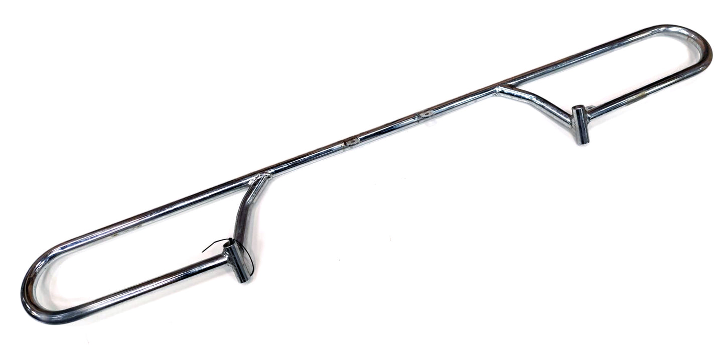 Used Chrome Metal Bumper Spoiler 1200mm (600mm Fitting Holes)